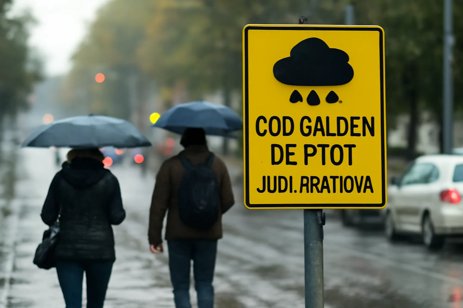 Cod galben de ploi la Ploiești și în județul Prahova, cu avertizare de cantități mari de apă