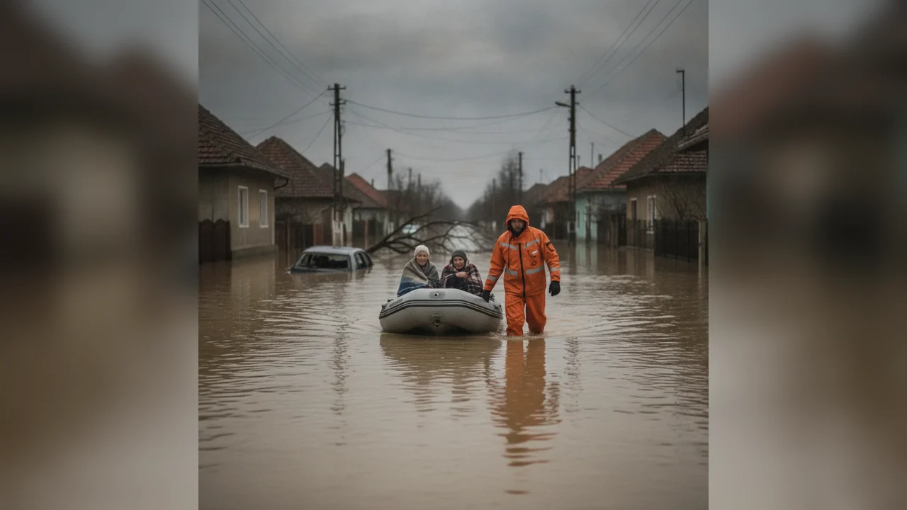 Inundații în Prahova: Păulești și Filipești, cele mai afectate