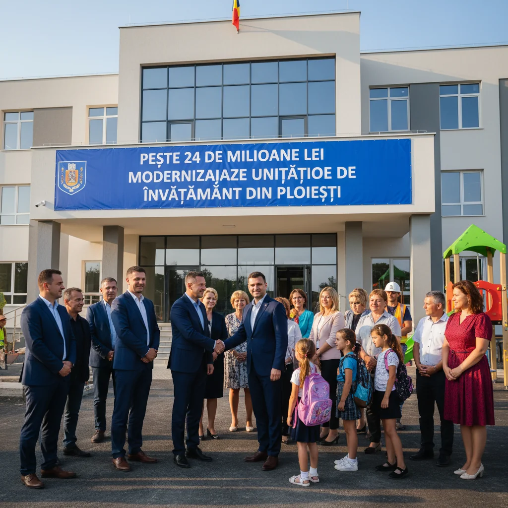 Investiții de peste 24 de milioane de lei în modernizarea unităților de învățământ din Ploiești