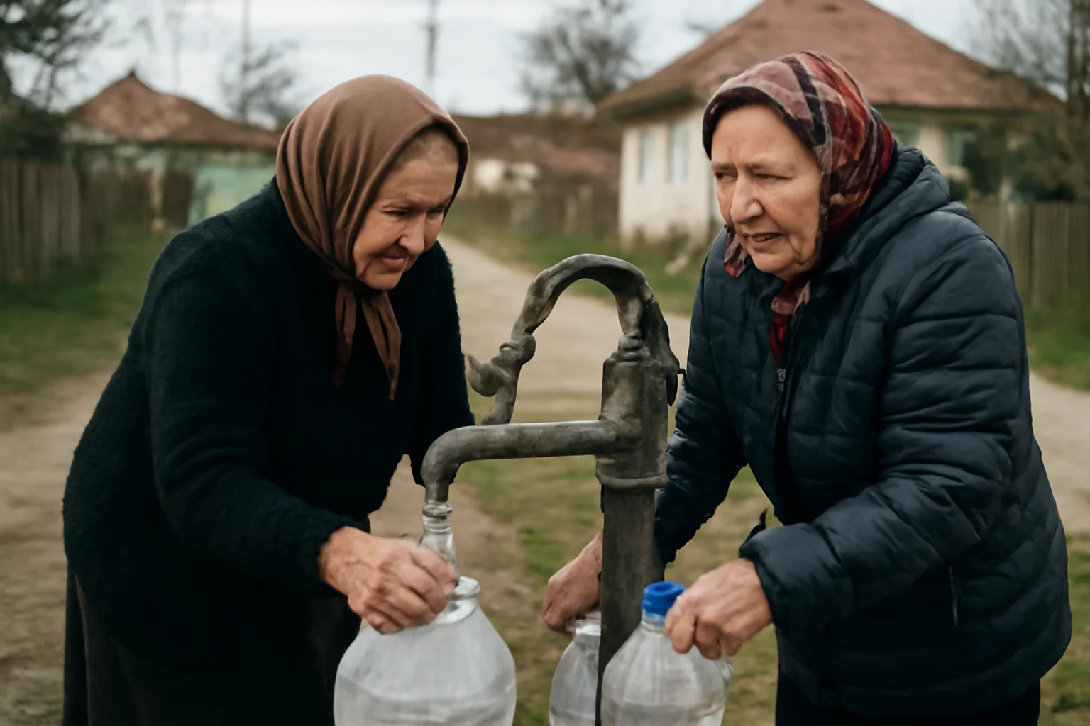 Locuințe din două sate lângă Ploiești rămase fără apă potabilă după o avarie la rețeaua ESZ Prahova