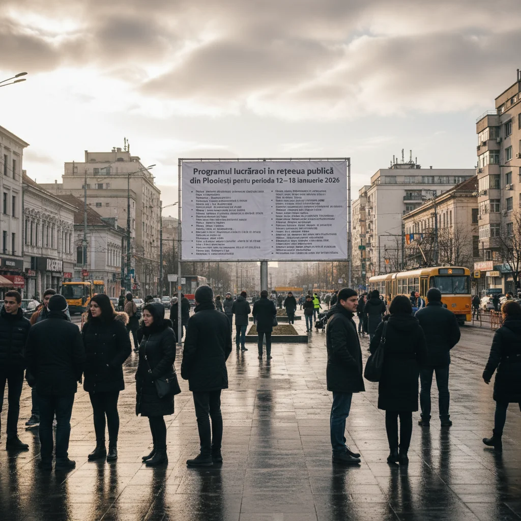 Lucrări programate în rețeaua publică din Ploiești în perioada 12–18 ianuarie 2026