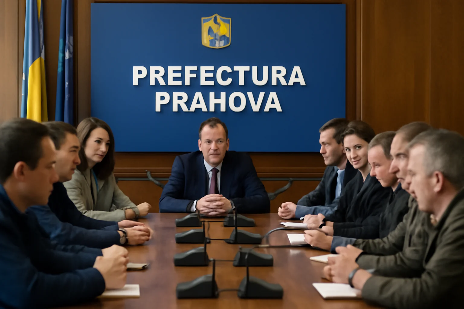Ședință la Prefectura Prahova, la Ploiești, pe tema riscului unei noi crize de apă la Paltinu