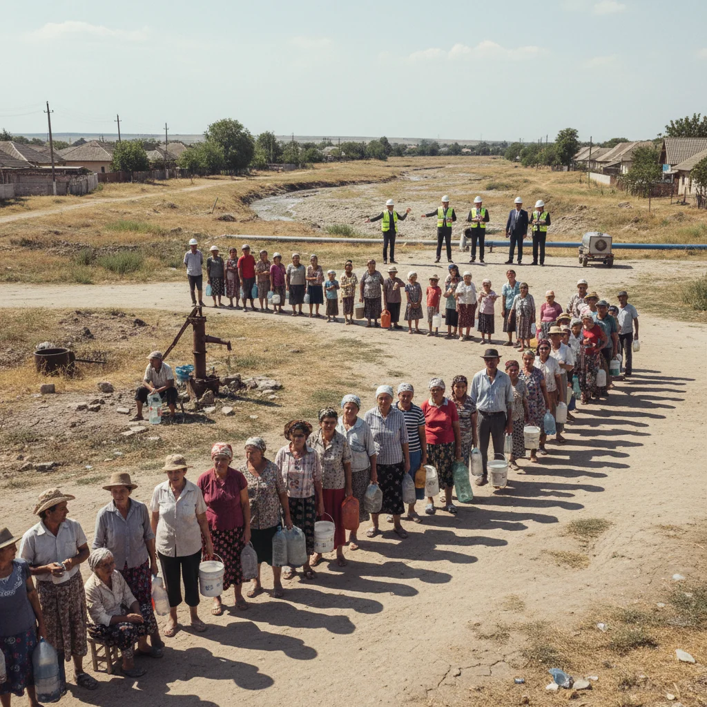 Zeci de mii de prahoveni fără apă potabilă, în ciuda promisiunilor autorităților