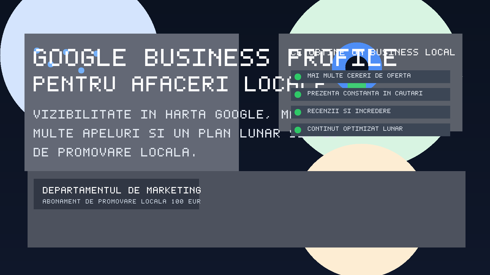 Google Business Profile pentru afaceri locale