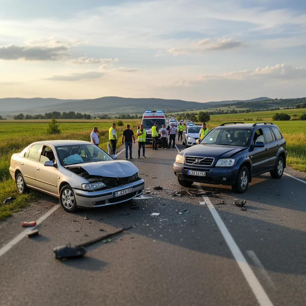 Accident Rutier la Blejoi pe Drumul Spre Vălenii de Munte