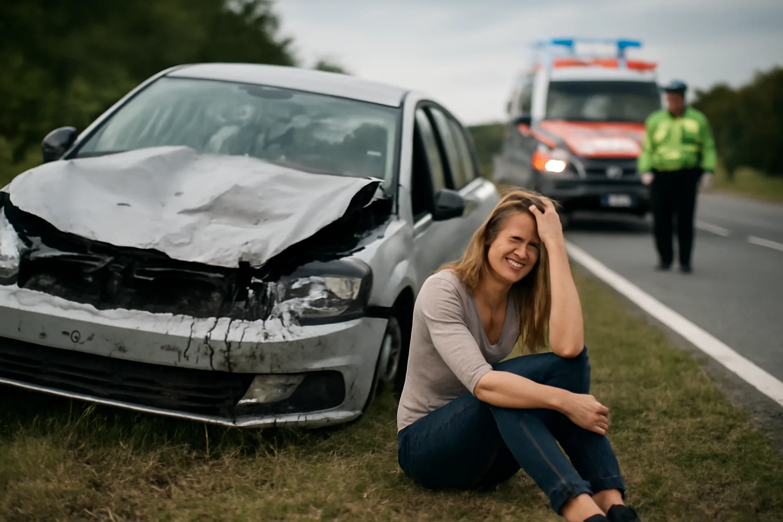 Accident rutier pe A3, în zona Ploiești–Bărcănești: o femeie a ajuns la spital