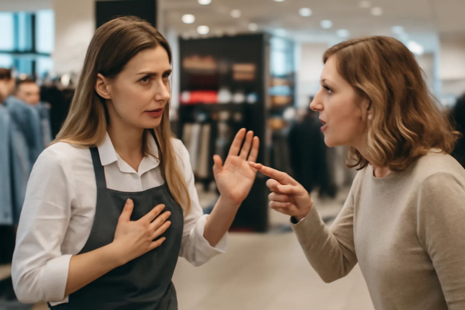 Angajată agresată într-un magazin din AFI Ploiești de o clientă suspectată de furt