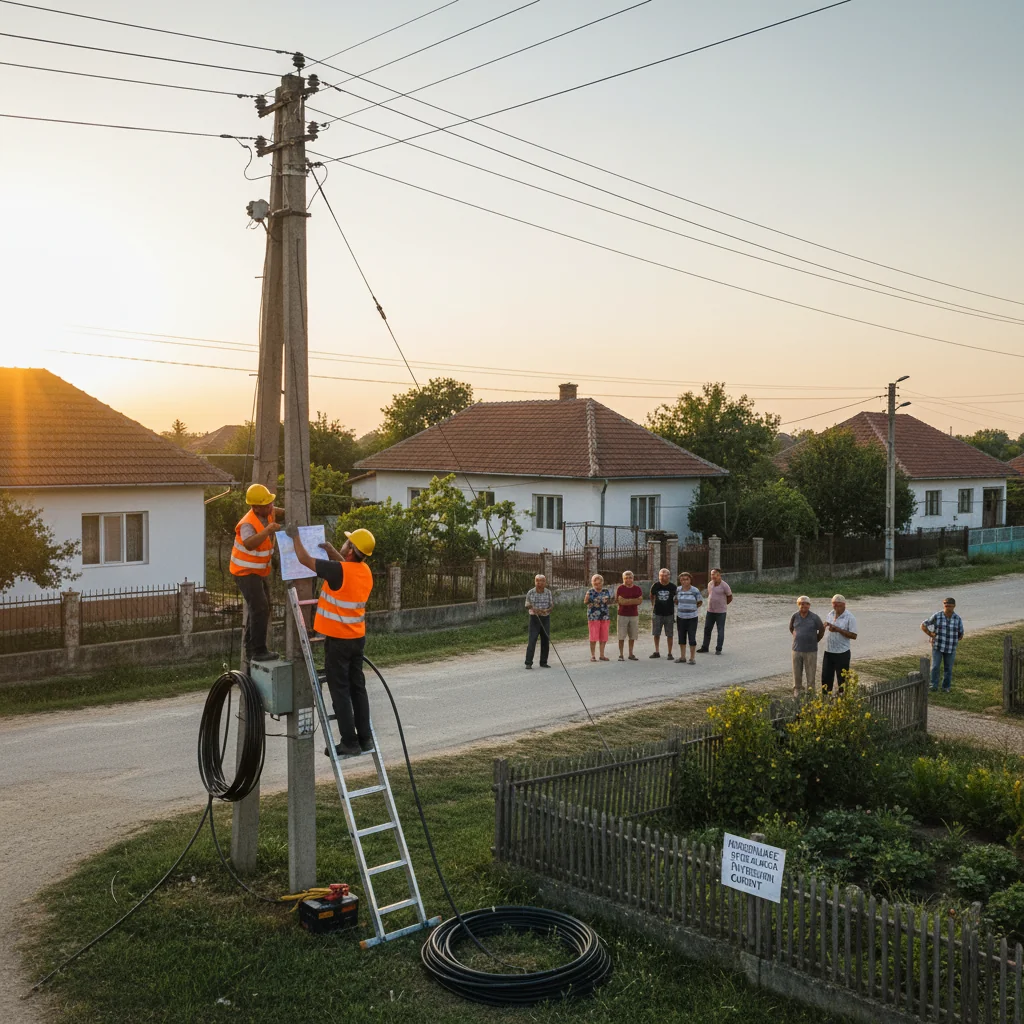 anunț despre întreruperi de curent