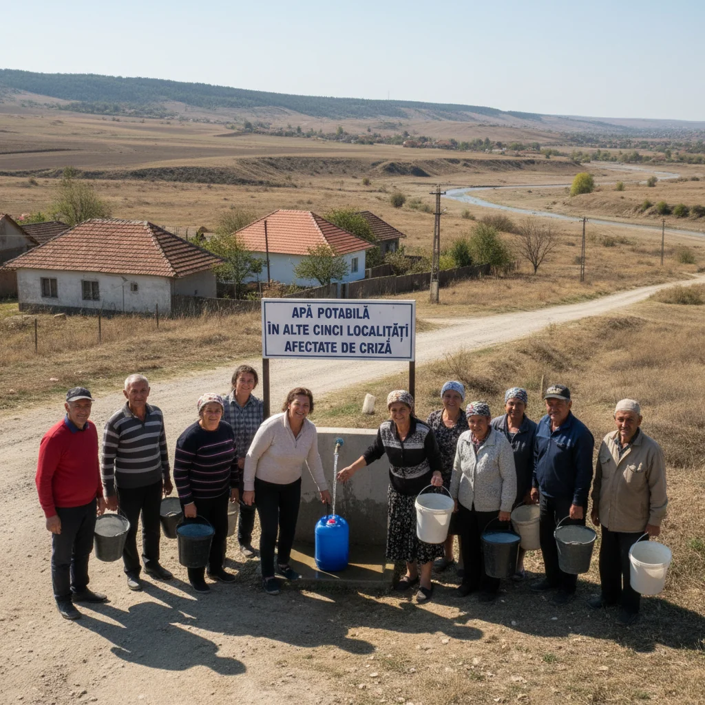 Apă potabilă asigurată în cinci localități suplimentare afectate de criza aprovizionării