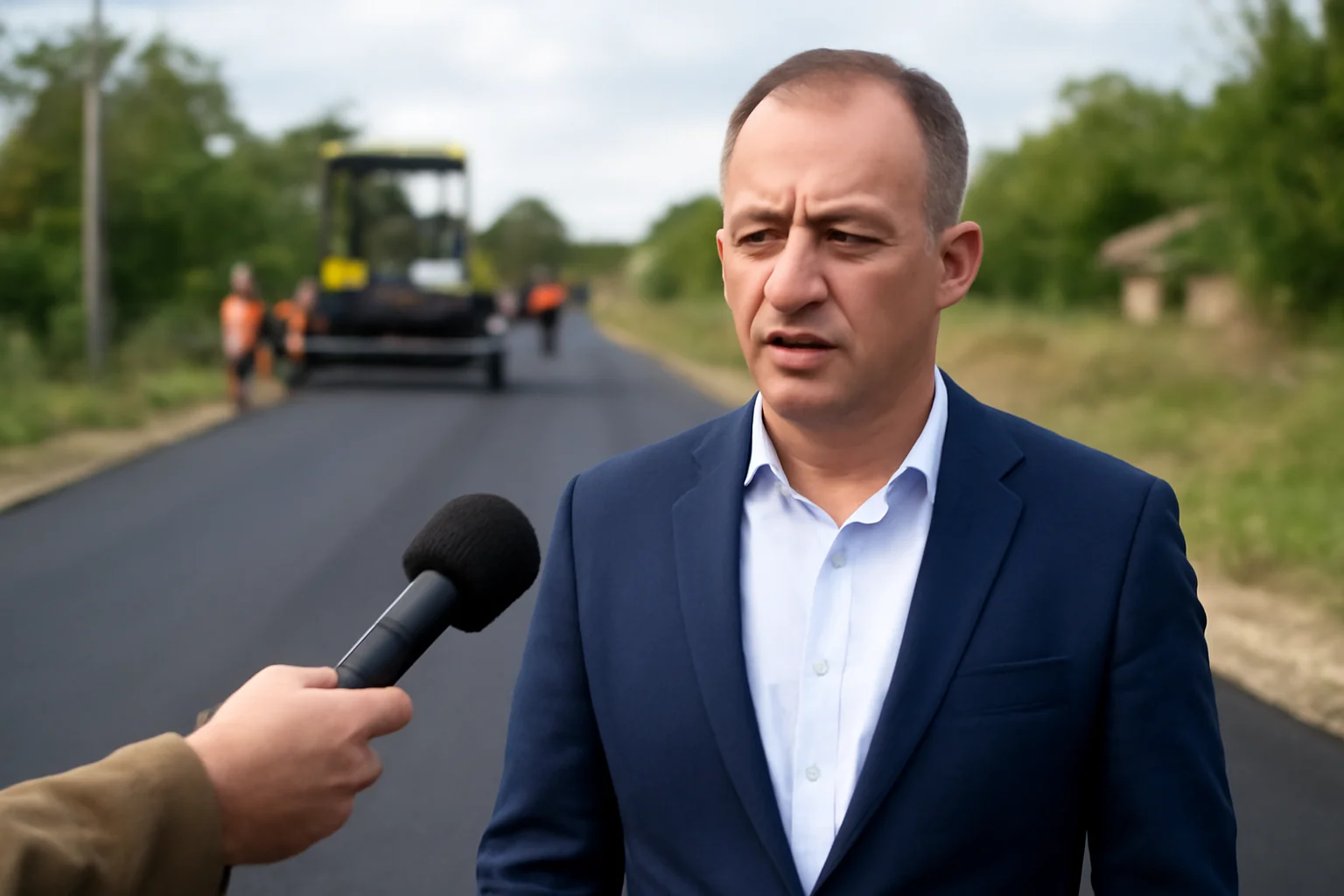 Asfaltarea pe Bobâlna va fi finalizată joi dacă nu plouă