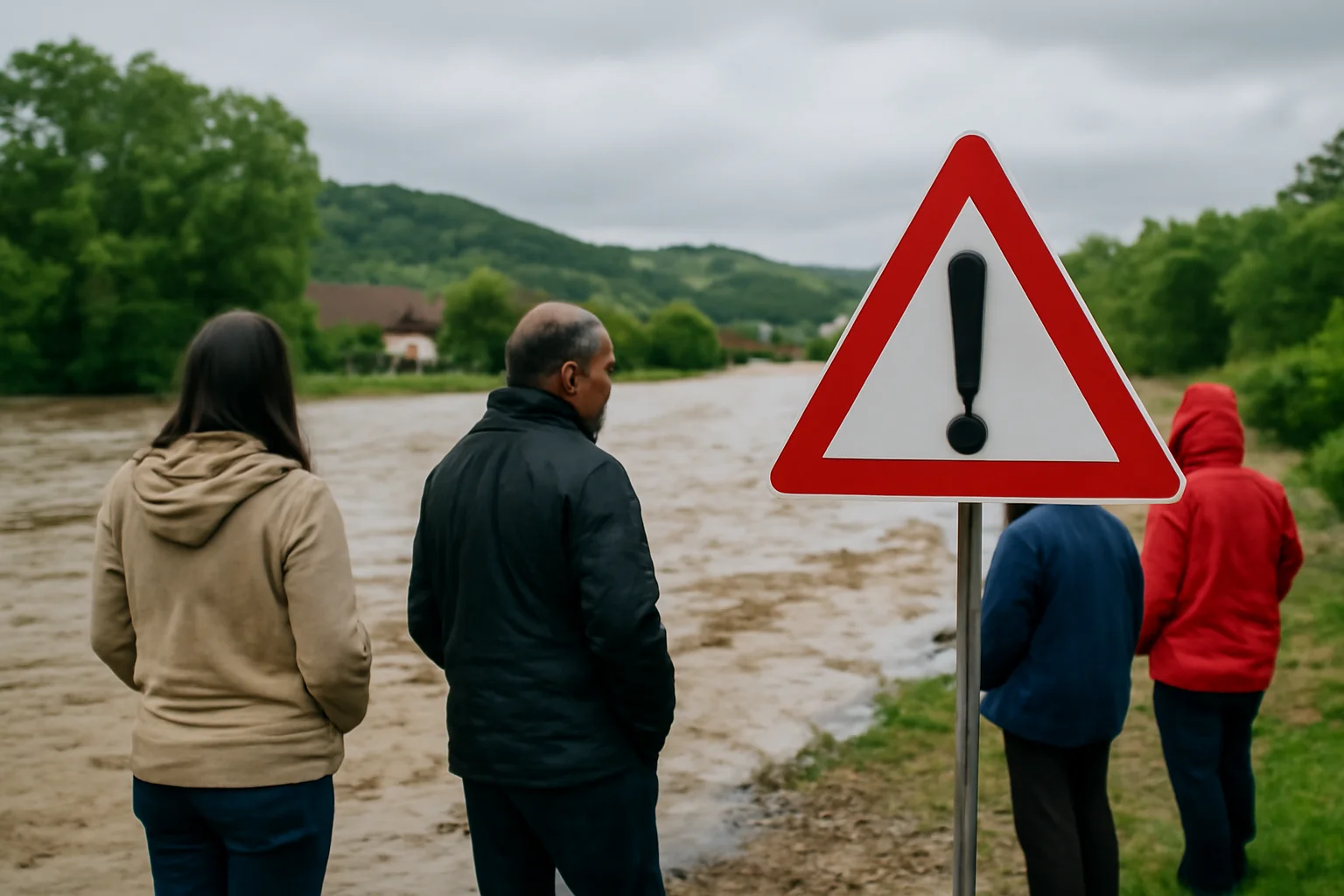 Avertizare de inundații la Ploiești și în Prahova: cod roșu pe râul Nișcov pentru Lapoș și Sângeru