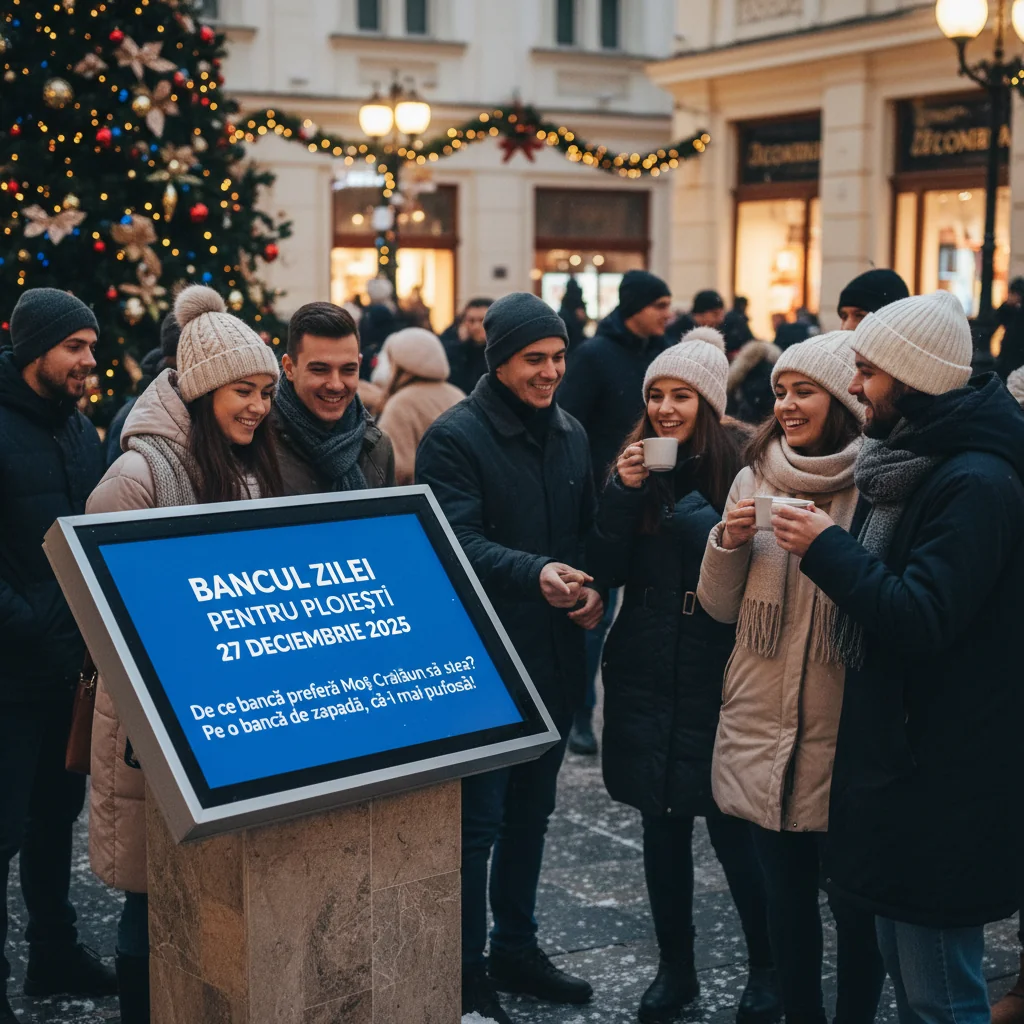 Bancul zilei pentru Ploiești – 27 decembrie 2025