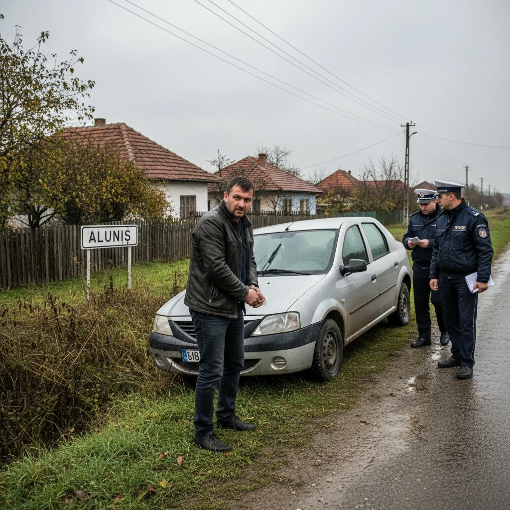 Bărbat din Aluniș a furat o mașină după ce nu a găsit taxi disponibil