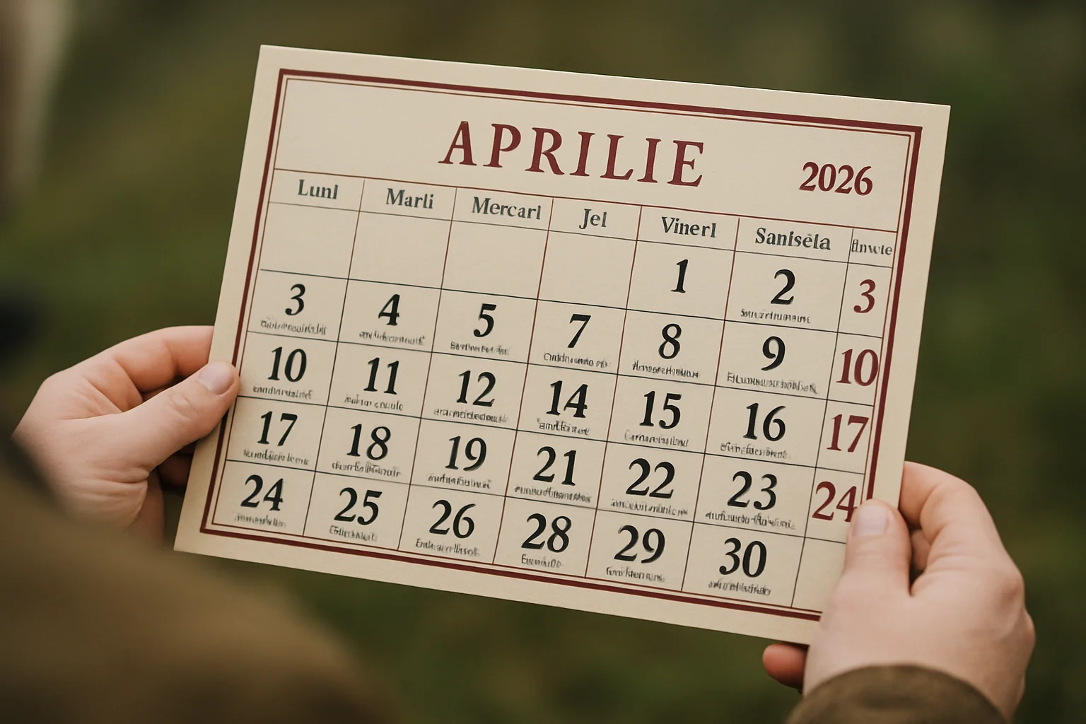 Calendar ortodox – 2026-04-11