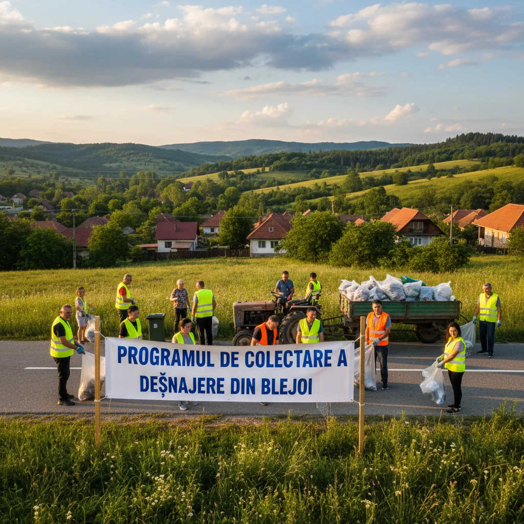 Calendarul colectării deșeurilor menajere în Blejoi – Program actualizat