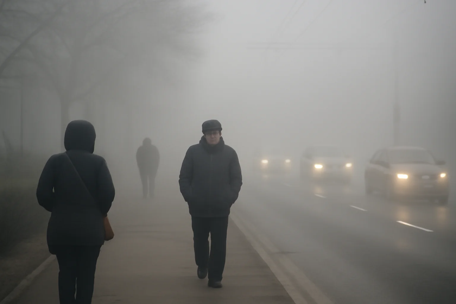 Ceață densă la Ploiești pe 14 februarie: cod galben valabil în 44 de localități din Prahova