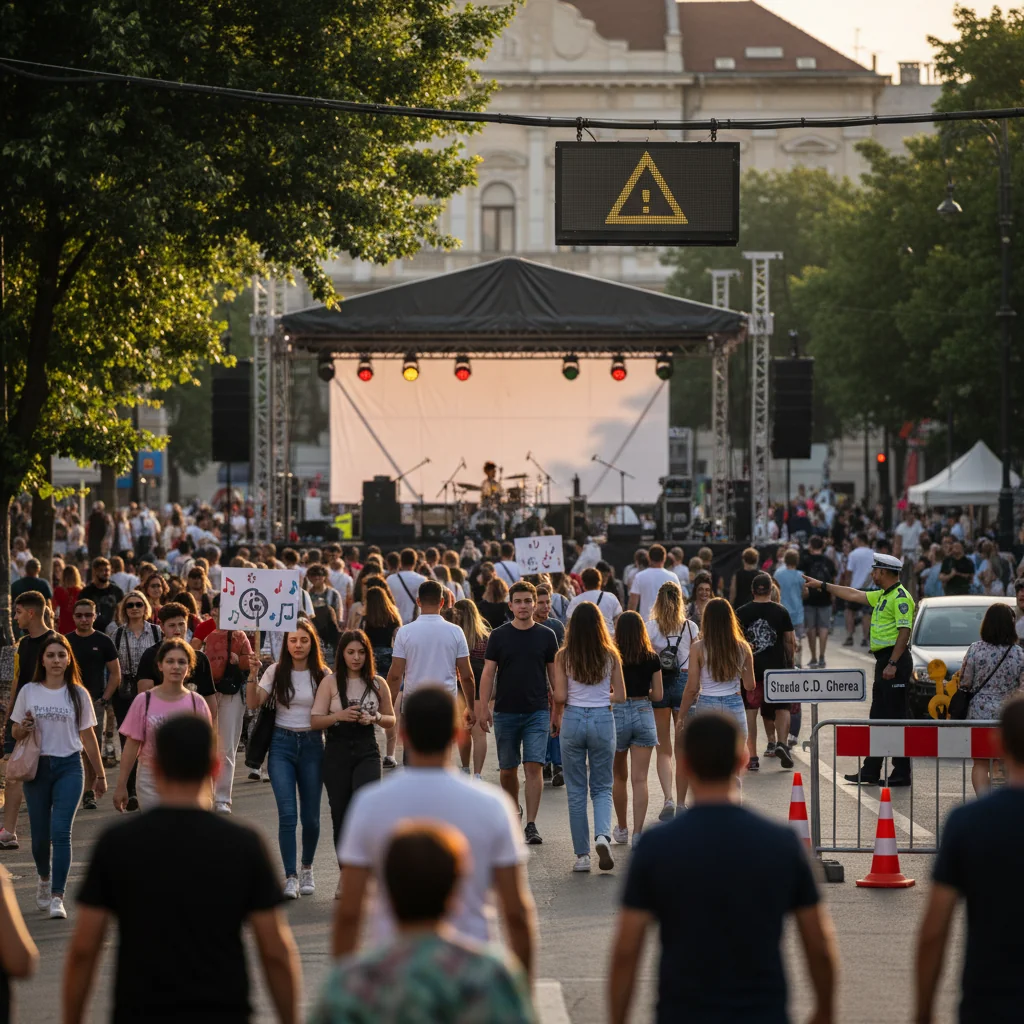 Concerte duminică în Ploiești și restricții de trafic pe strada C.D. Gherea