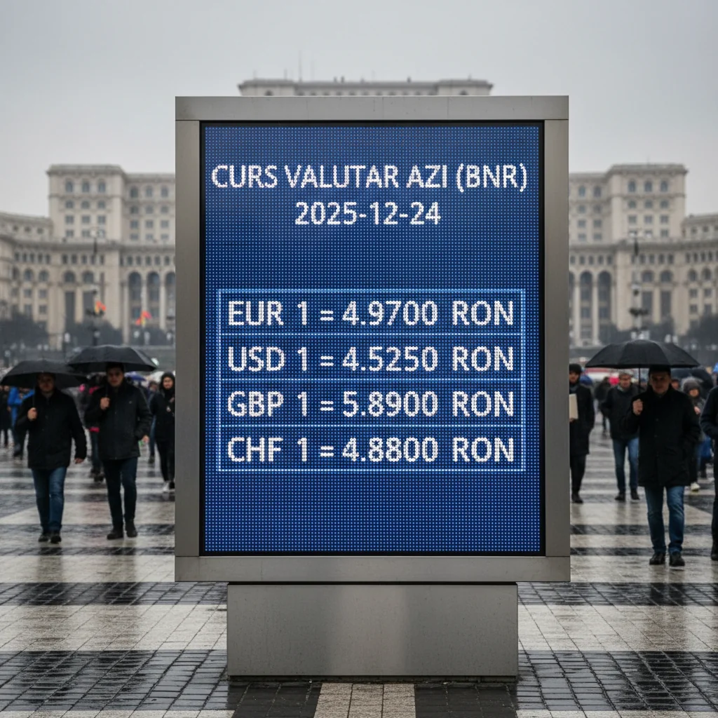 Curs valutar azi (BNR) – 2025-12-24