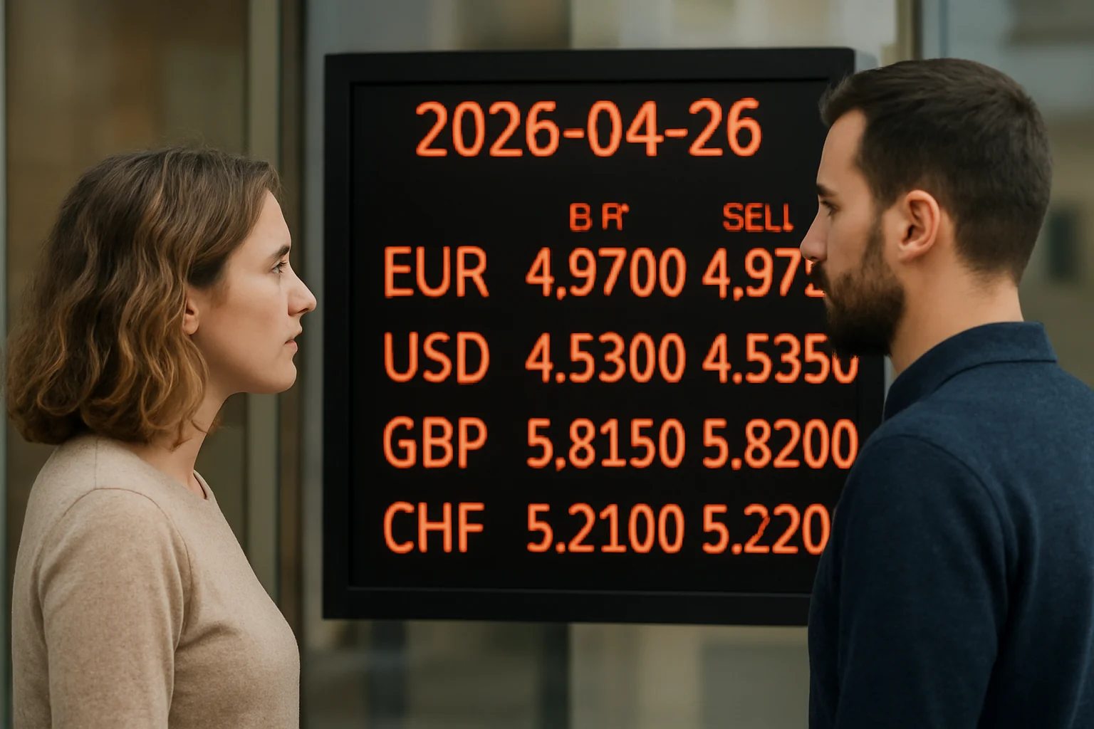 Curs valutar azi (BNR) – 2026-04-26