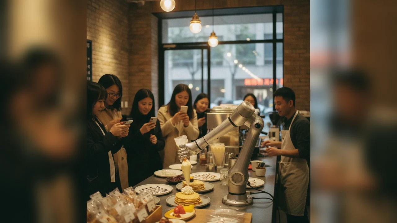 Dairy Queen a deschis în Shanghai primul restaurant cu robot care prepară deserturi