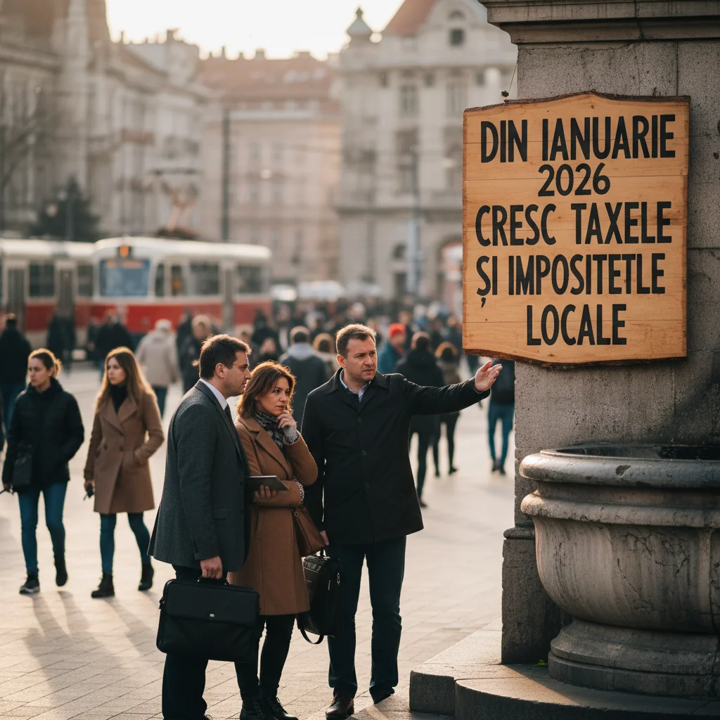 De la 1 ianuarie 2026 se majorează taxele și impozitele locale