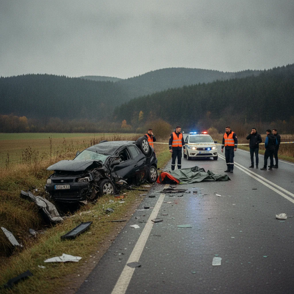 Doi tineri au murit într-un accident rutier în Puchenii Mari, pe DJ 140