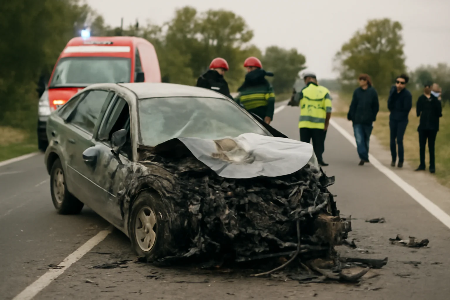 Două persoane au murit într-un accident grav pe DN1B, în zona Ploiești–Lipia