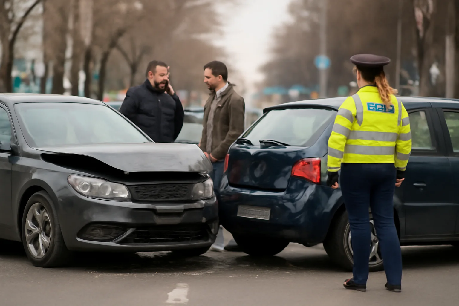 Două persoane rănite într-un accident pe Bulevardul Independenței din Ploiești