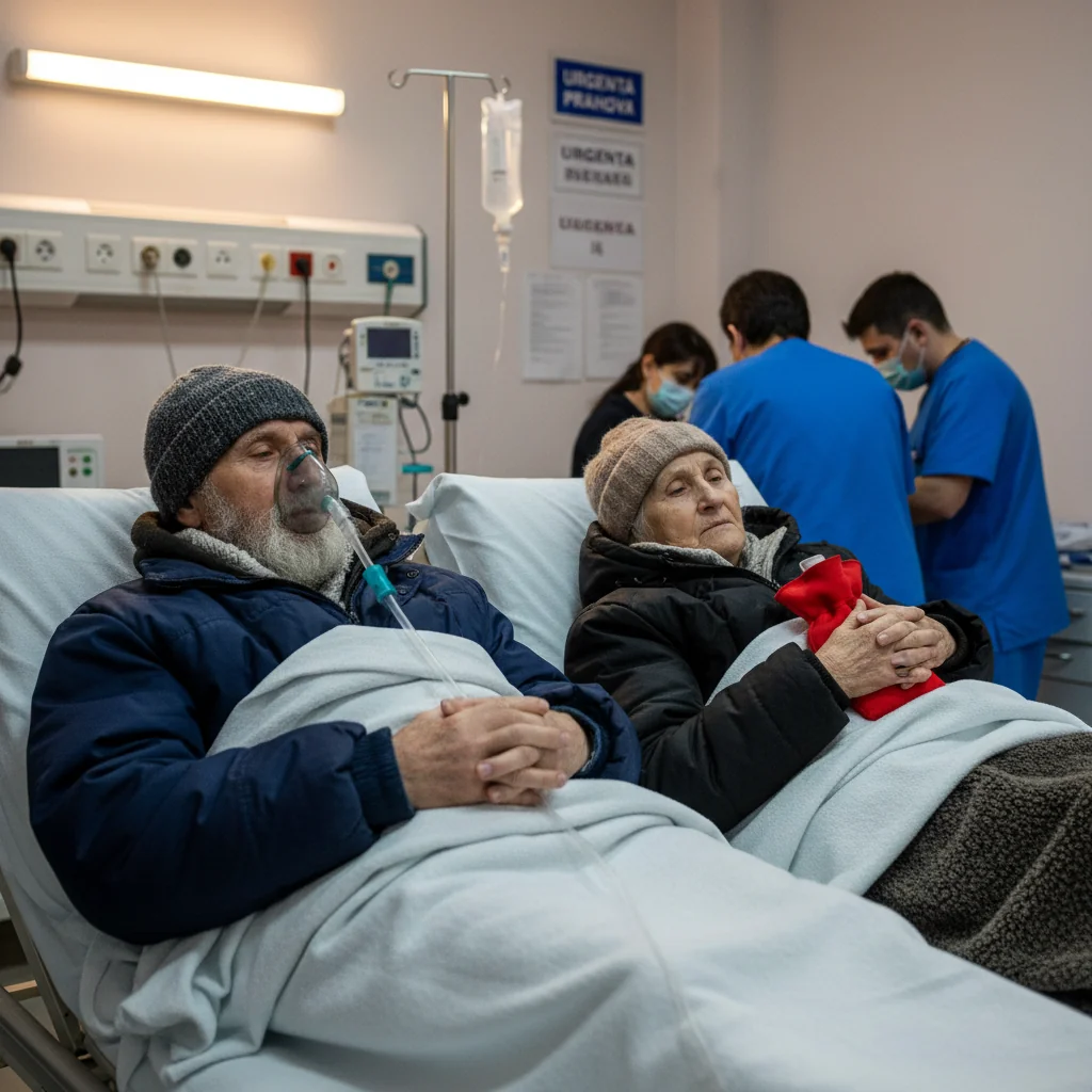 Două persoane vârstnice din Prahova, inclusiv din Ploiești, internate cu hipotermie în urma gerului
