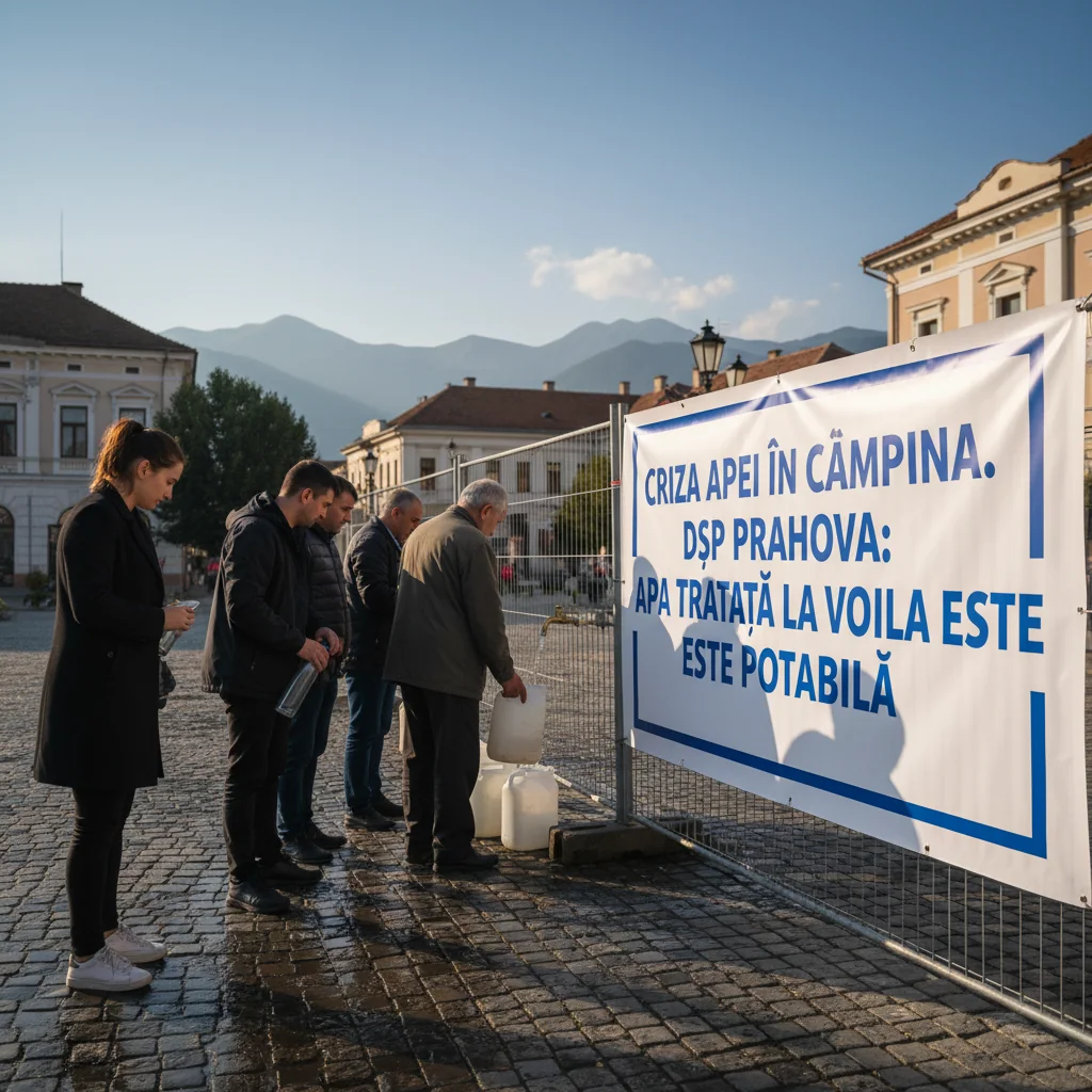 DSP Prahova confirmă că apa tratată la Voila este potabilă