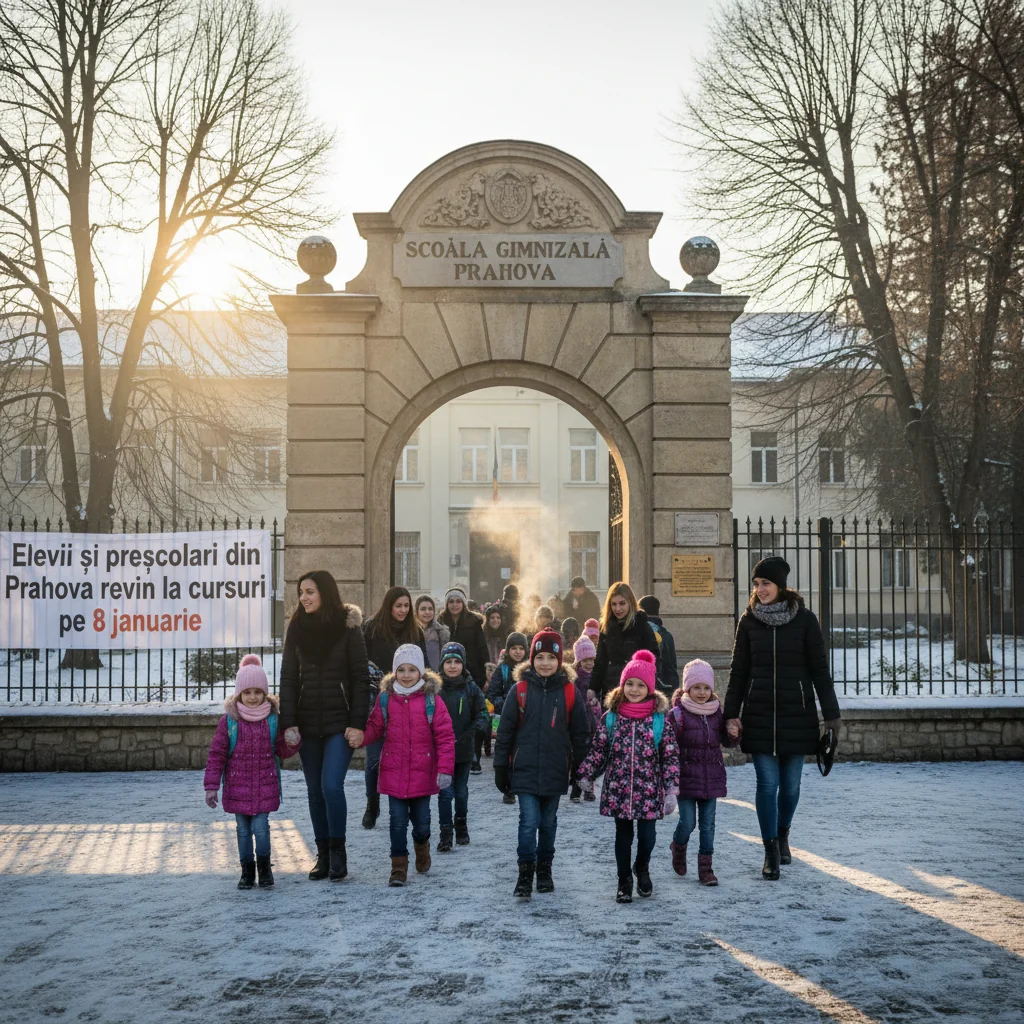 Elevii din Ploiești și din restul județului Prahova revin la cursuri pe 8 ianuarie 2026