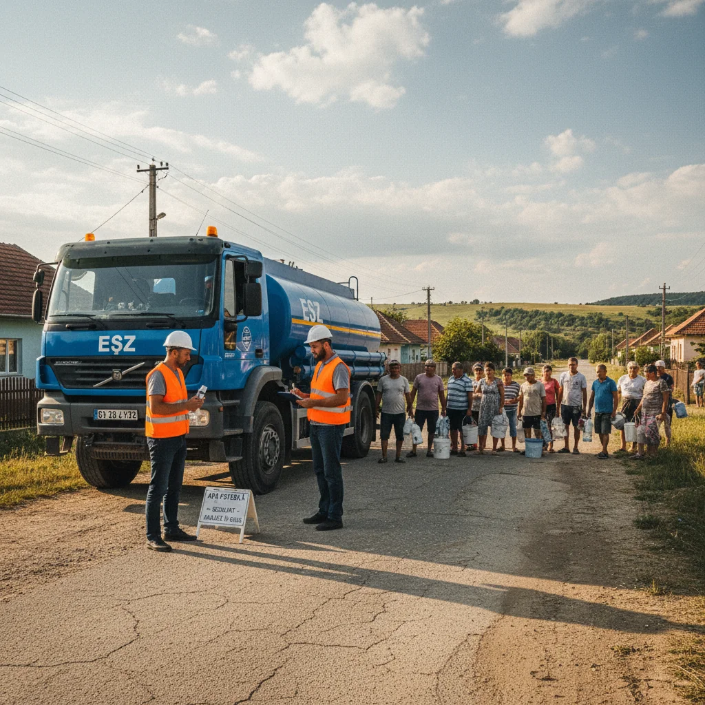 ESZ pregătit să furnizeze apă în Prahova, în așteptarea rezultatelor analizelor