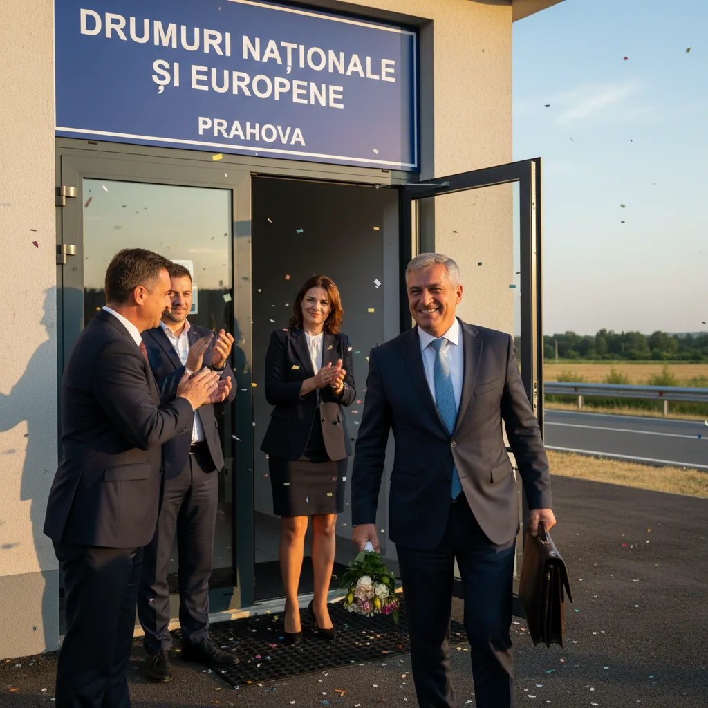 Florin Aristan, șeful Biroului Drumuri Naționale și Europene Prahova, s-a pensionat