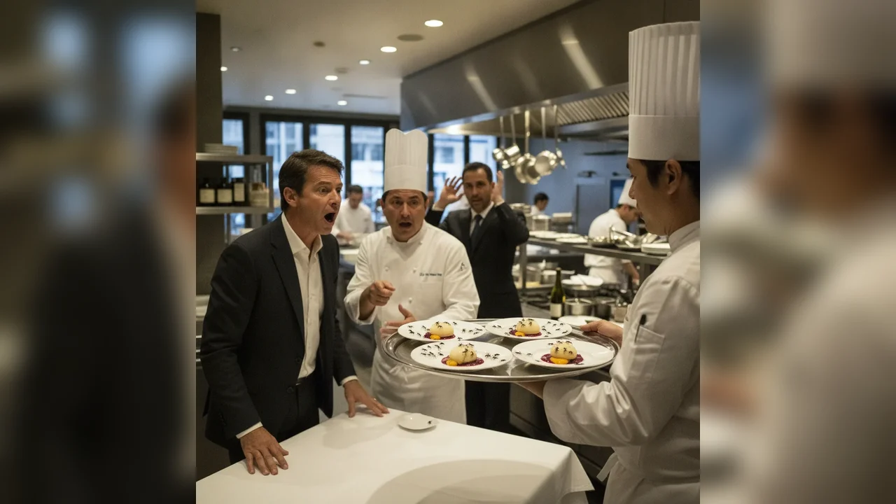 Furnici cu metale grele, servite la restaurant