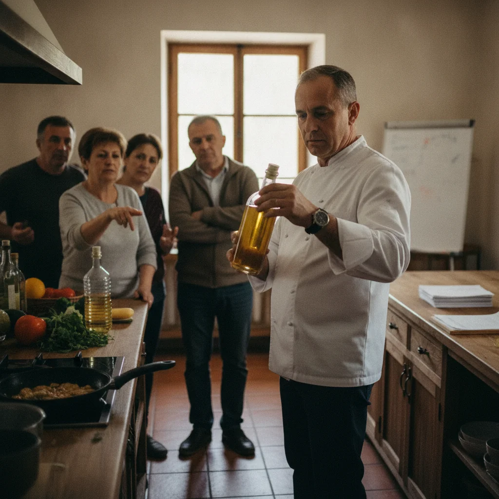Geo Dobre: uleiul de măsline extravirgin poate fi folosit și la prăjit