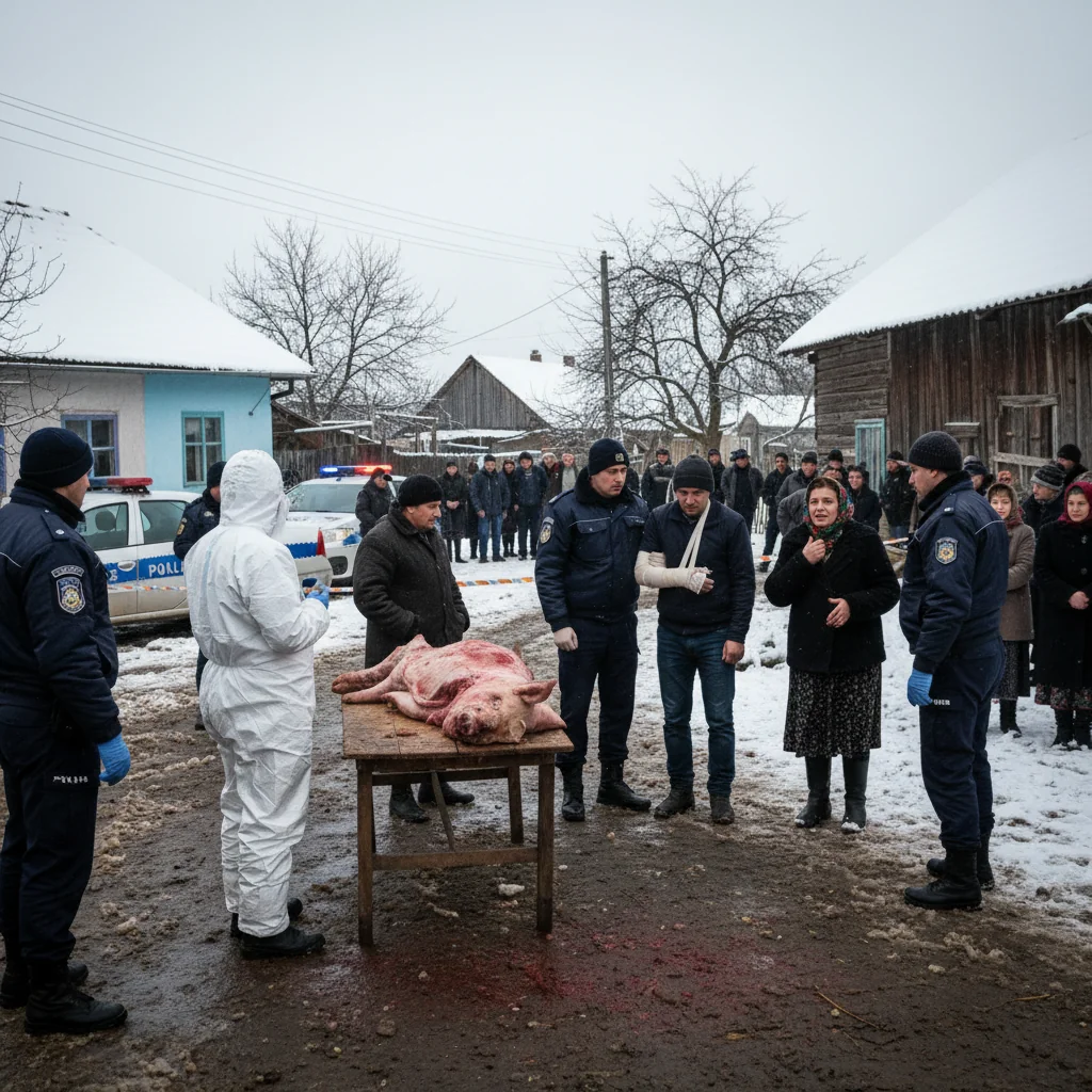 Incident grav în localitate