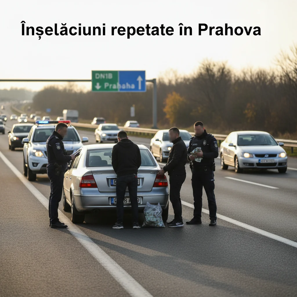 Înșelăciuni multiple în Prahova - Suspecții opriți în trafic pe DN1B