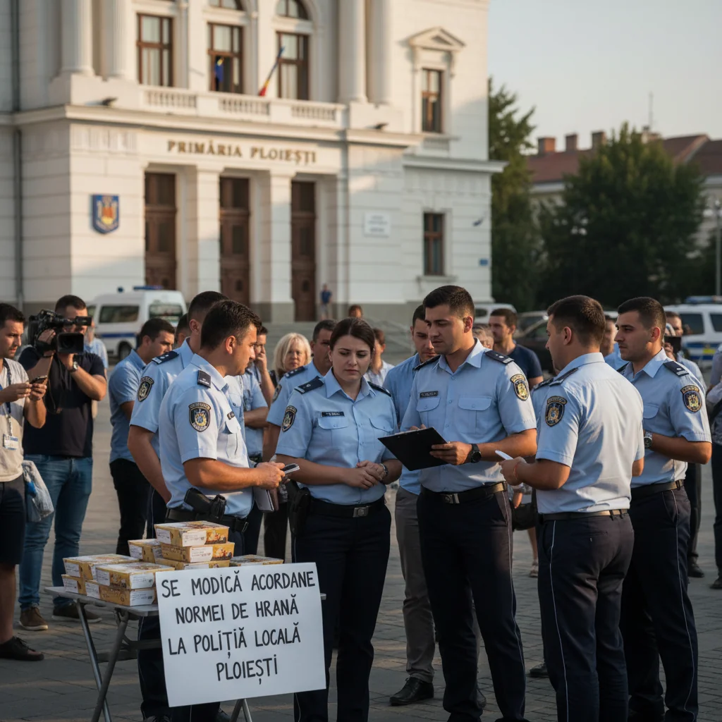 Modificări în acordarea normei de hrană pentru Poliția Locală Ploiești