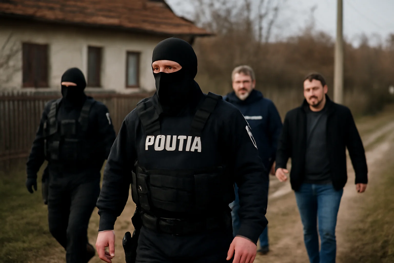 Percheziții la Izvoarele într-un dosar penal privind vătămări corporale