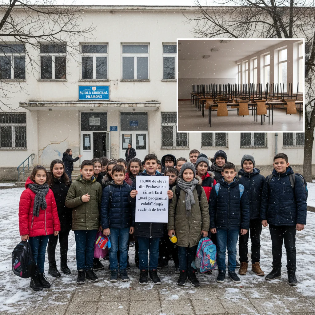 Ploiești: mii de elevi din Prahova rămân fără „masă caldă” după vacanța de iarnă
