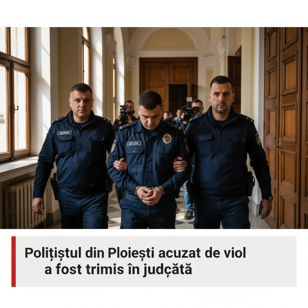Polițist din Ploiești trimis în judecată pentru acuzații de viol