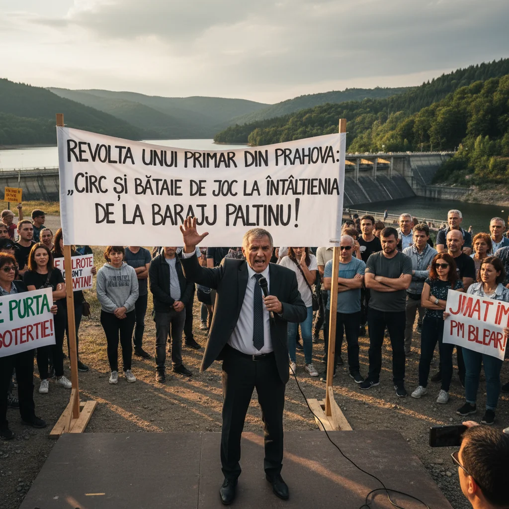 Primar din Prahova denunță circ și bătaie de joc la întâlnirea de la barajul Paltinu