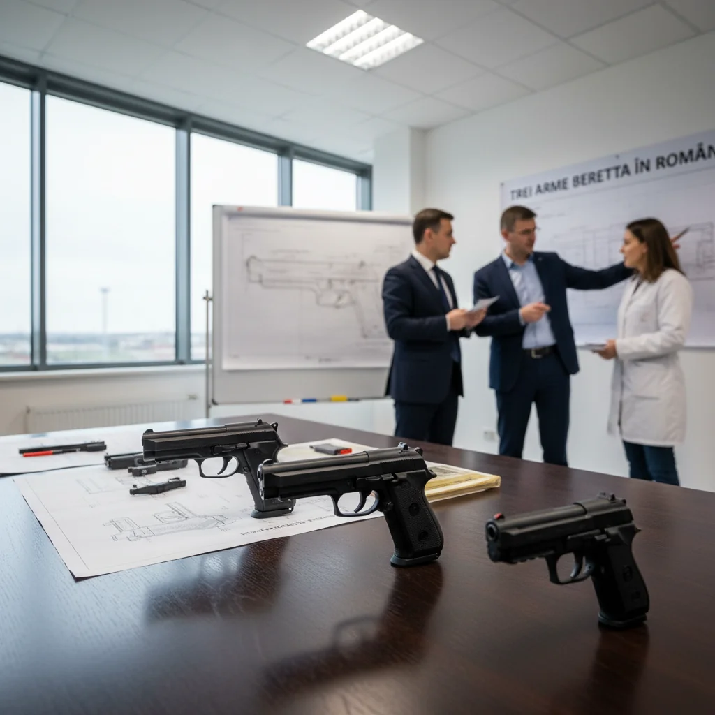 Producția a trei modele de arme Beretta va fi realizată în România