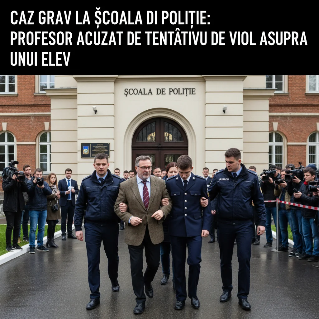 Profesor de la Școala de Poliție din Câmpina, cercetat pentru tentativă de viol asupra unui elev. Reacții și întrebări la Ploiești