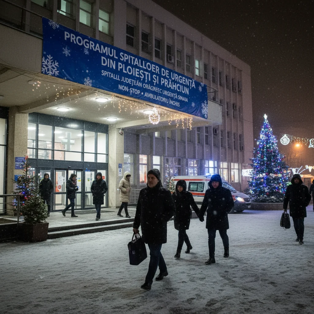 Programul spitalelor de urgență din Ploiești și Prahova de Crăciun: cum este asigurată permanența medicală