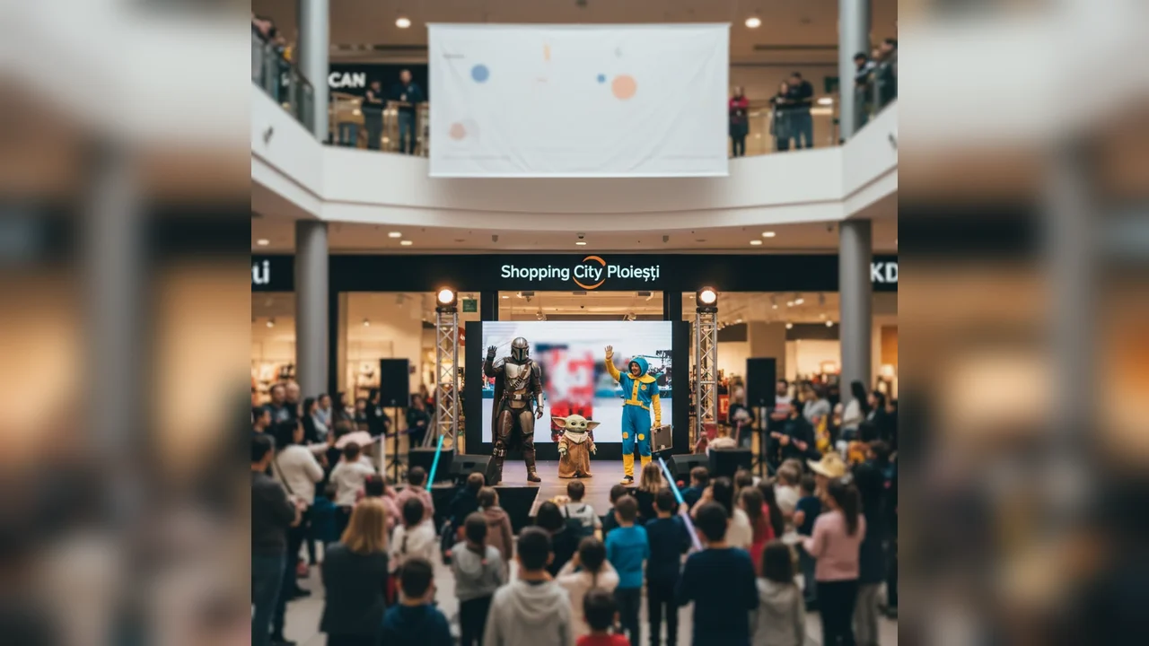 Proiecție specială Star Wars la Shopping City Ploiești cu Gami
