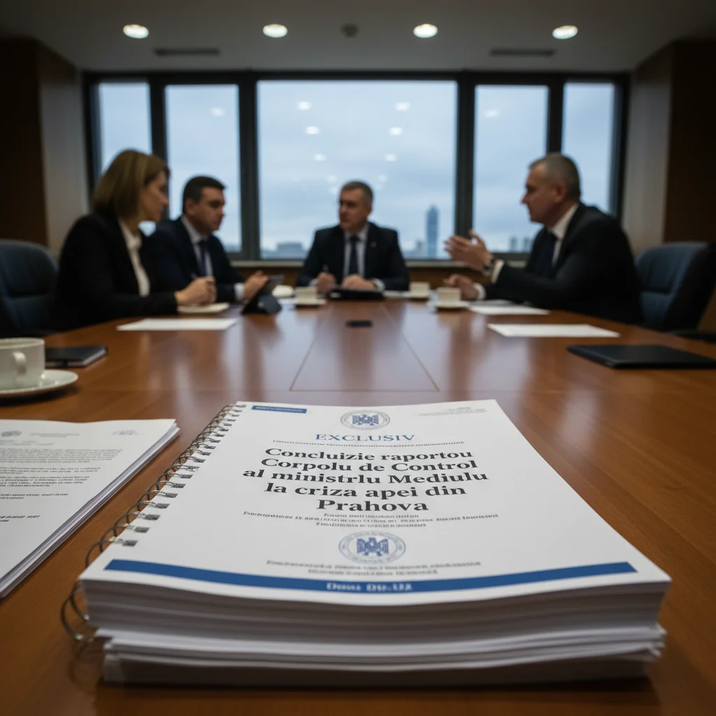 Raportul Corpului de Control al Ministrului Mediului privind criza apei din Prahova - concluzii esențiale