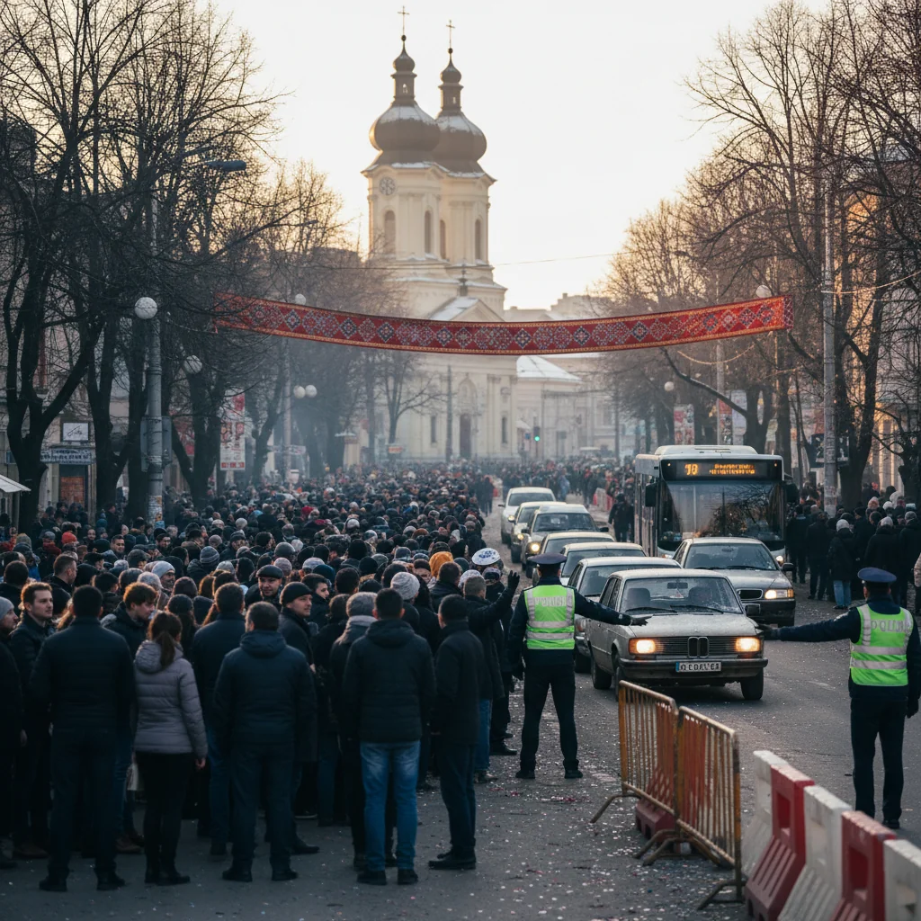 Restricții temporare de circulație în Ploiești de Bobotează și Sfântul Ioan