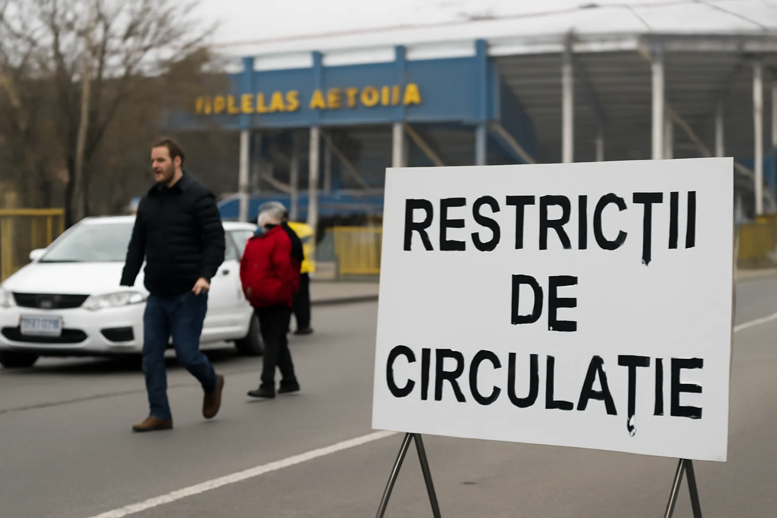 Restricții temporare de circulație la stadionul Ilie Oană din Ploiești pe 29 ianuarie 2026