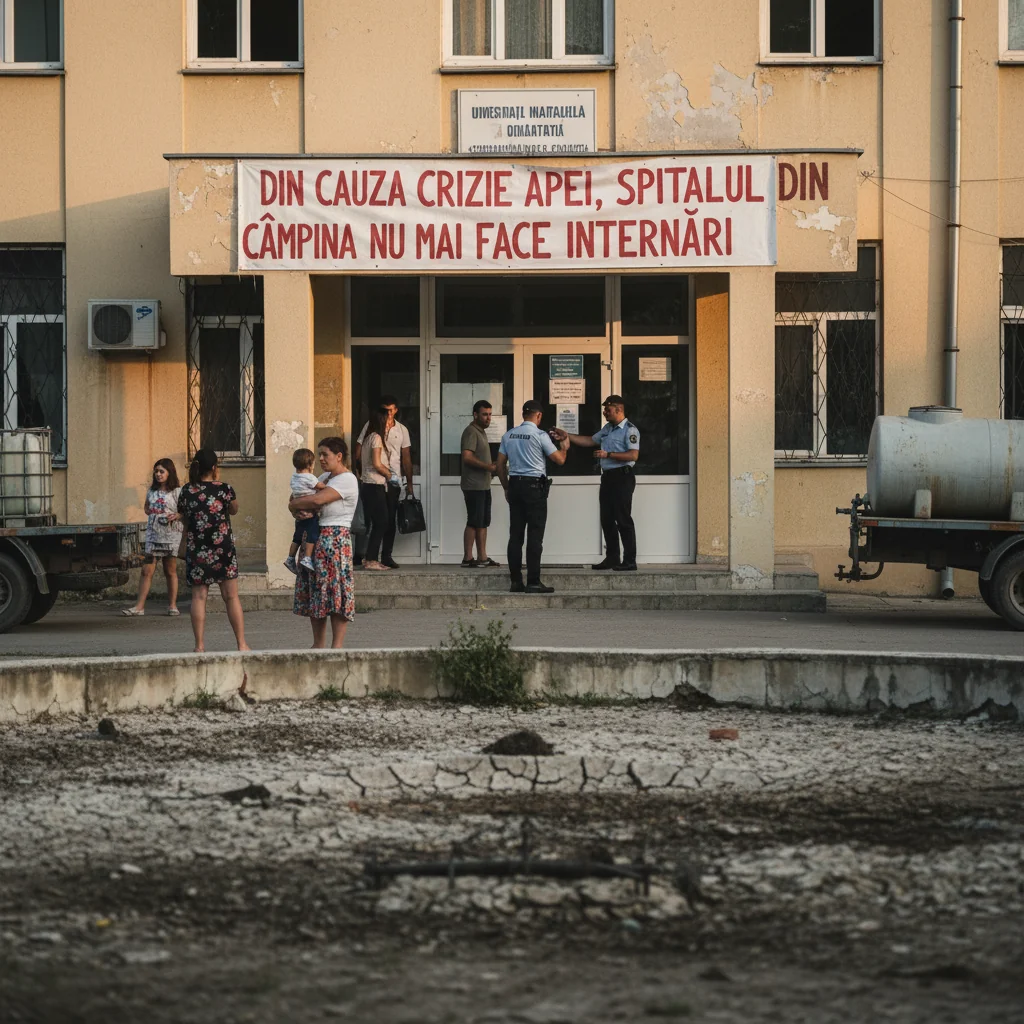 Spitalul din Câmpina suspendă internările din cauza crizei apei